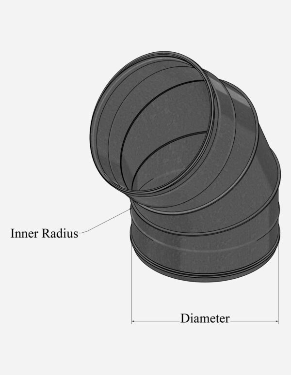 Fixed Elbow Rubber Seal 45 Degree