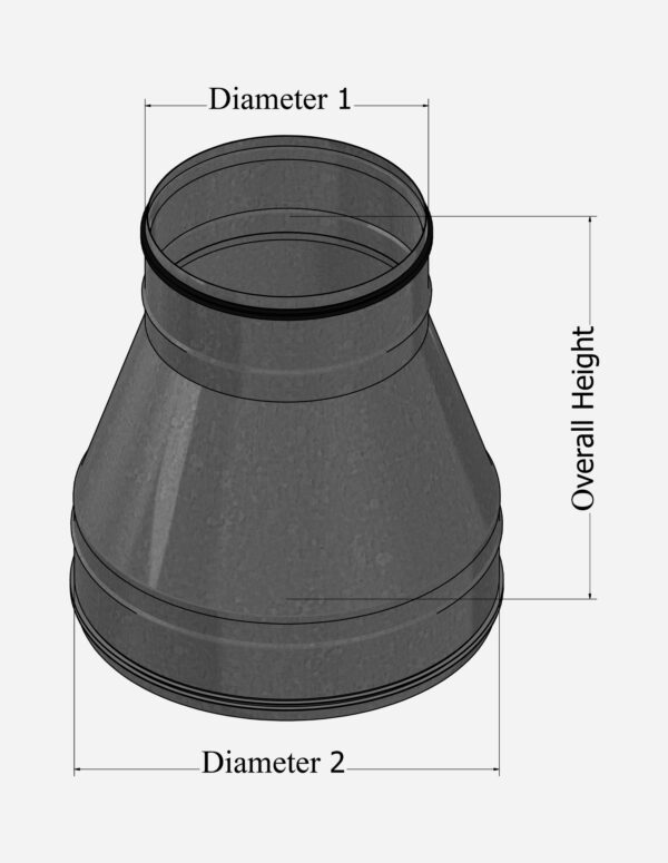 Metal Reducer With-Rubber Seal on Both Sides